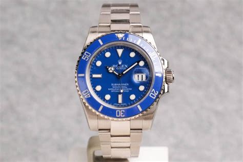 rolex submariner blue smurf|Rolex Submariner white face.